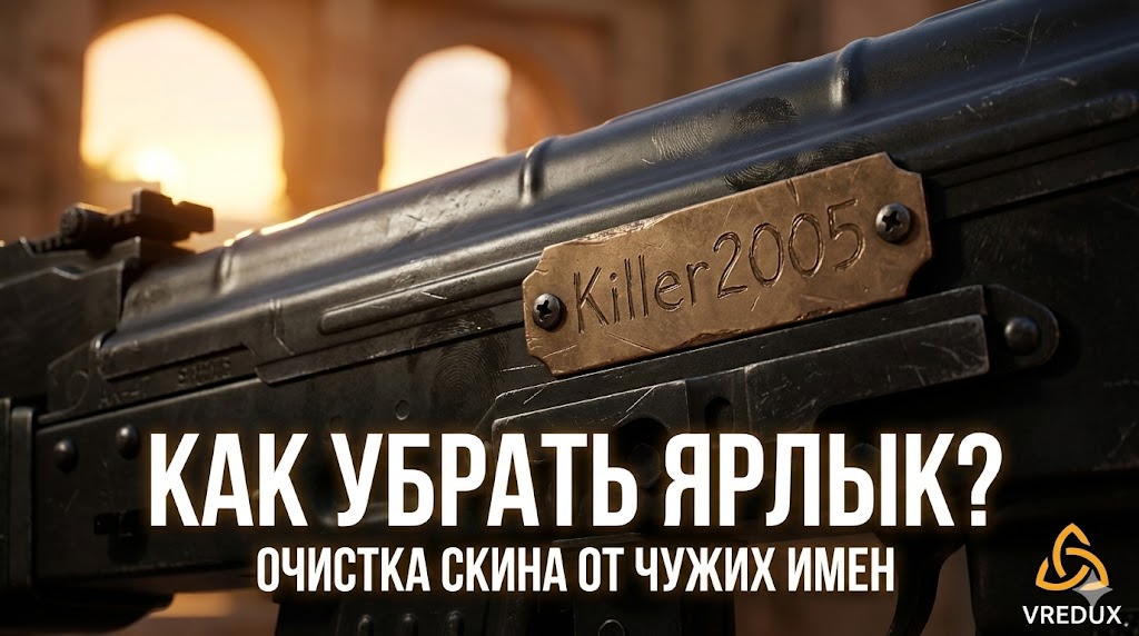 как убрать именной ярлык в кс